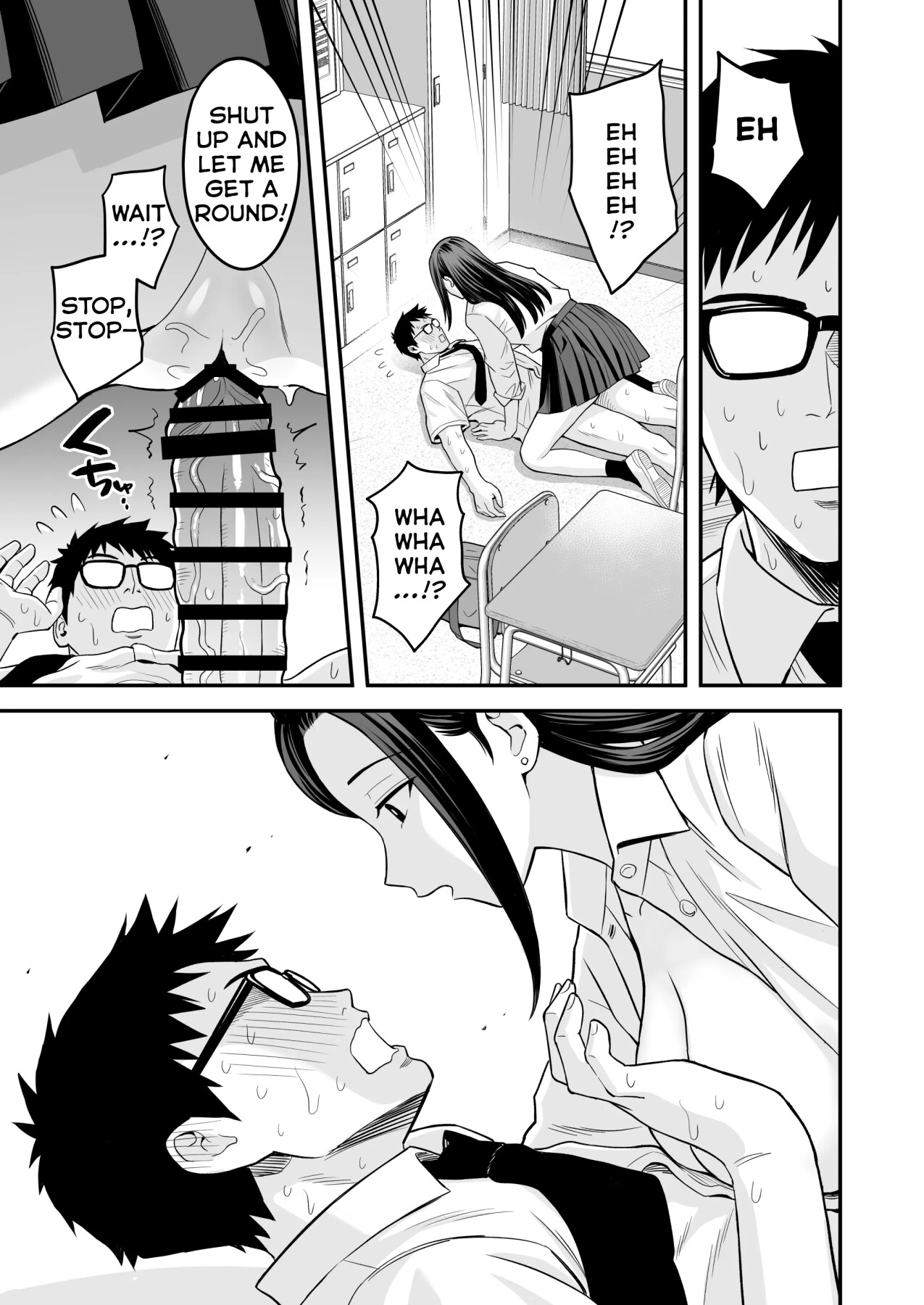 Hentai Manga Comic-When a Gyaru Who Just Wants to Have Sex Meets a Hung Otaku-Read-8